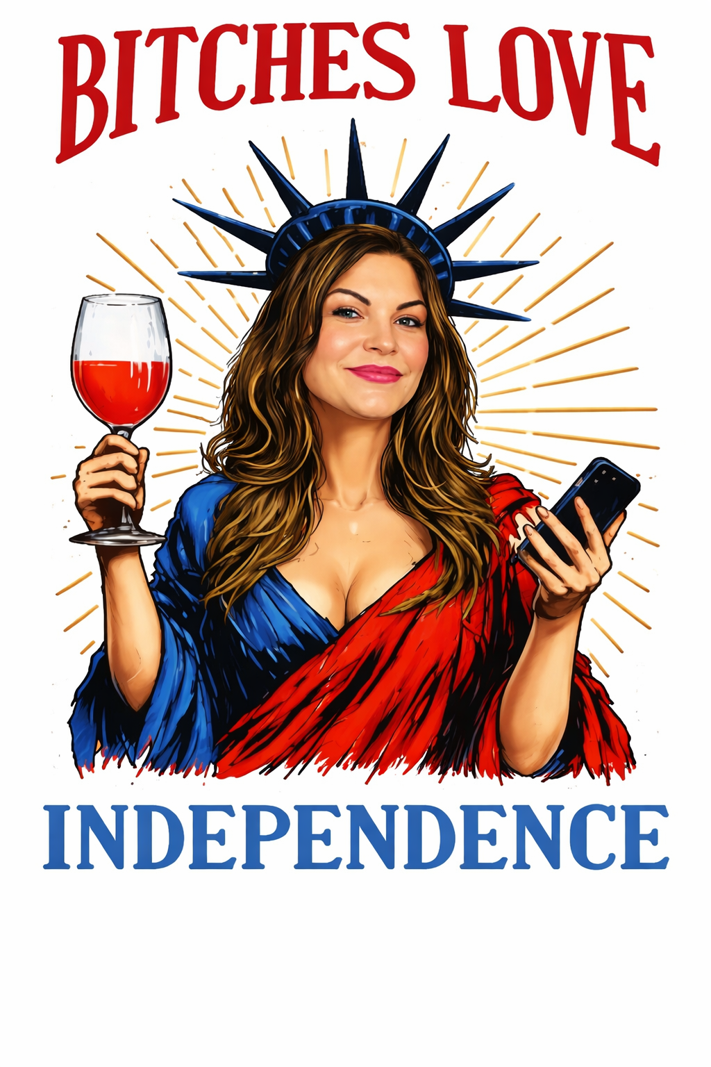 4th of July Custom Face Tank or Tee. Created with your face! 🫶🏼