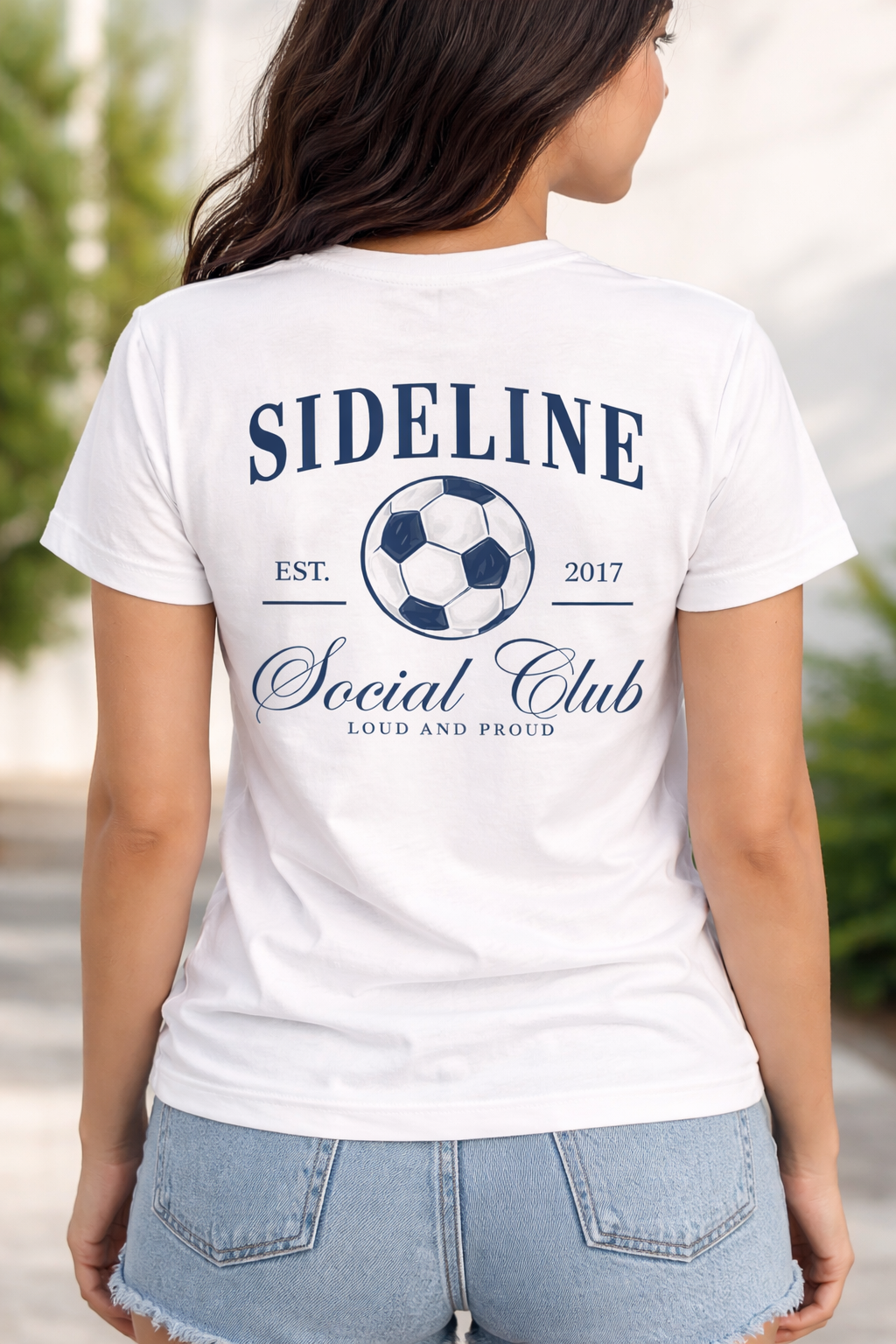 Soccer: Sideline Social Club with custom year