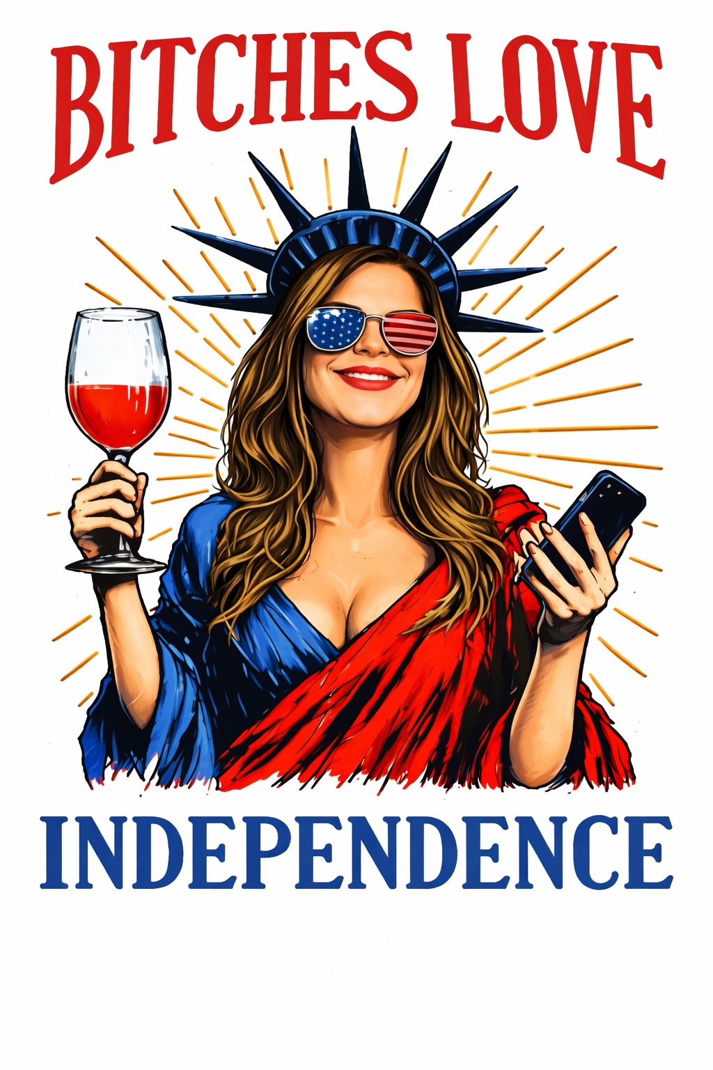 4th of July Custom Face Tank or Tee. Created with your face! 🫶🏼